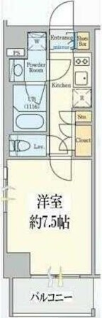 クレストコート清澄白河の物件間取画像